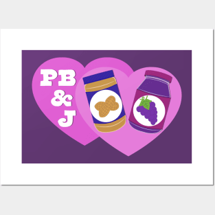 Peanut Butter and Jelly Day - PB & J Love Posters and Art